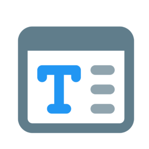 Typography and font choices in website